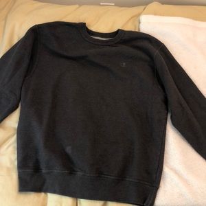 Dark gray champion crewneck